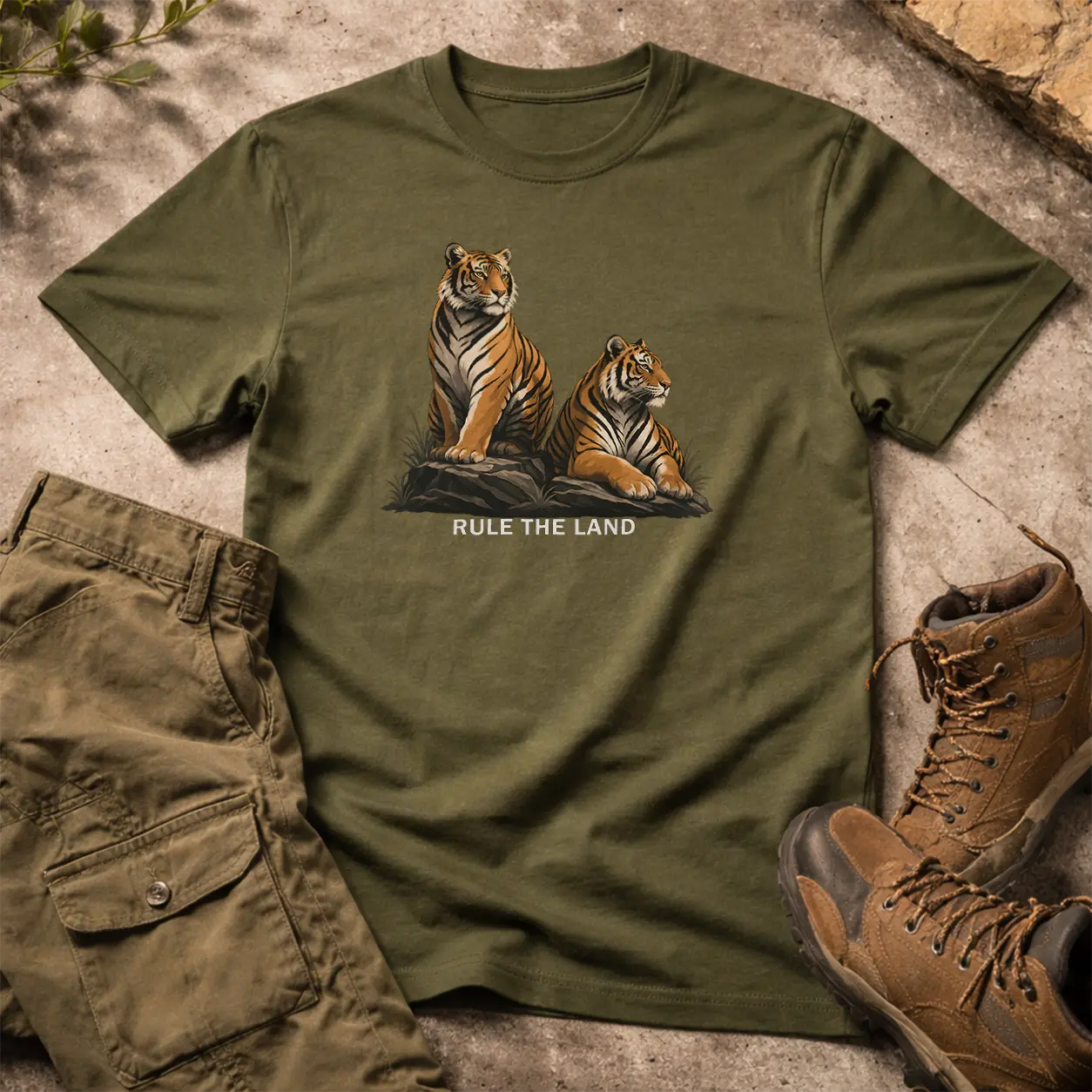 RULE THE LAND TIGER REGULAR FIT T-Shirt