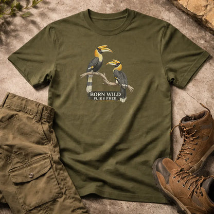 Born Wild Hornbill Regular Fit T-Shirt