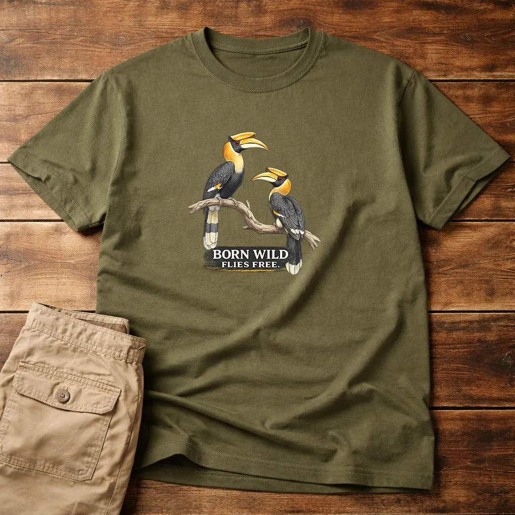Born Wild Hornbill Oversized T-Shirt