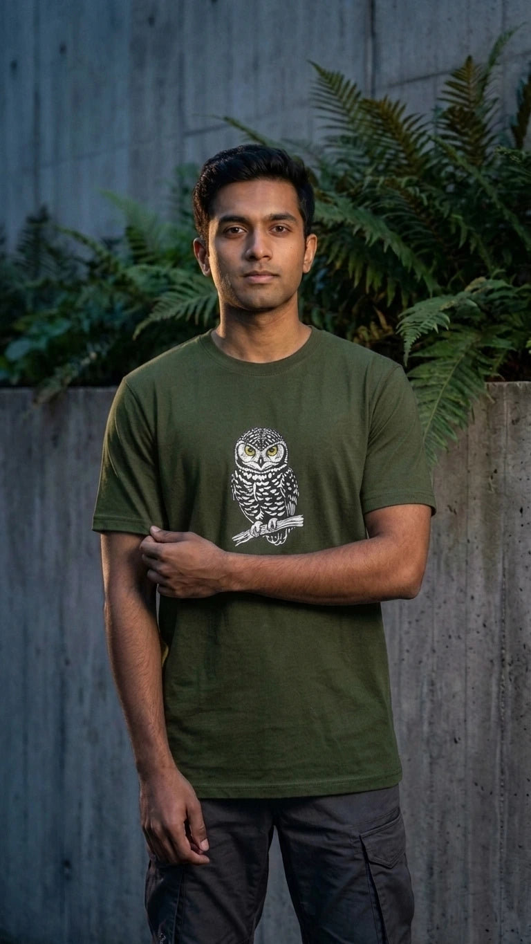 Indian Owlet Regular Fir T-Shirt