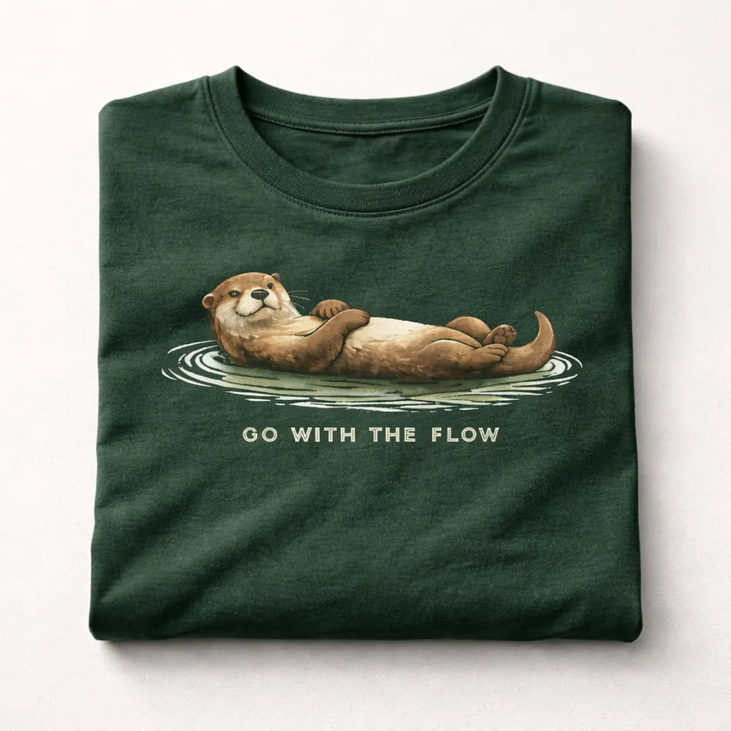 Smooth coated otter Regular fit T-shirt