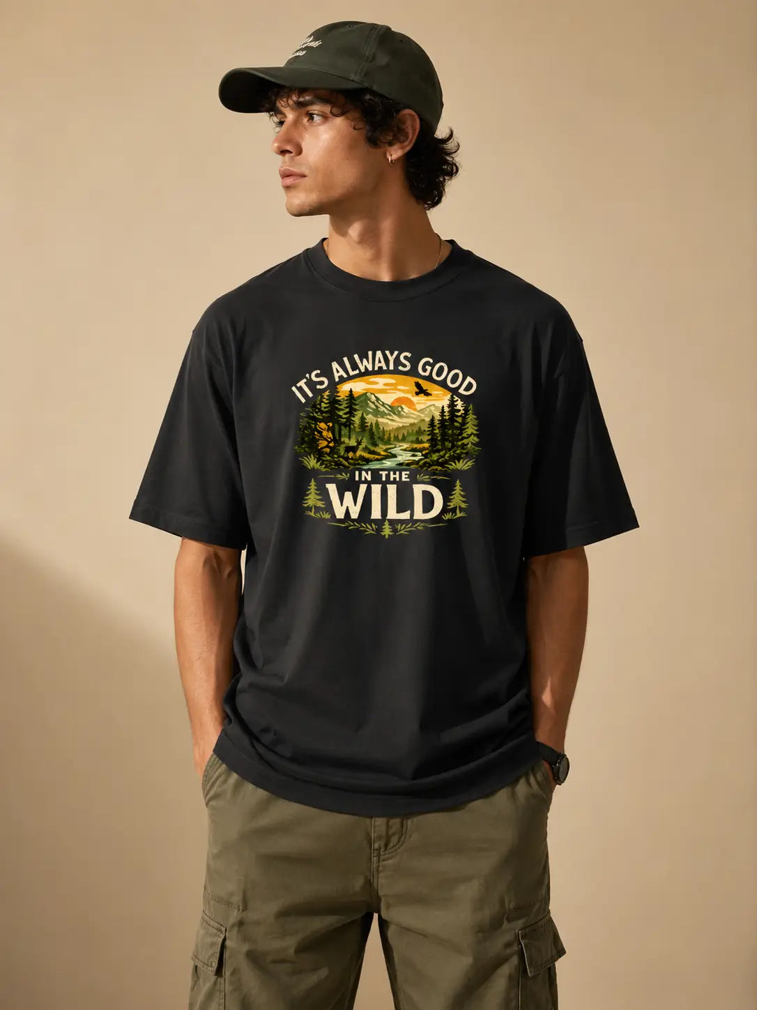 IT'S ALWAYS GOOD IN THE WILD | OVERSIZED T-SHIRT