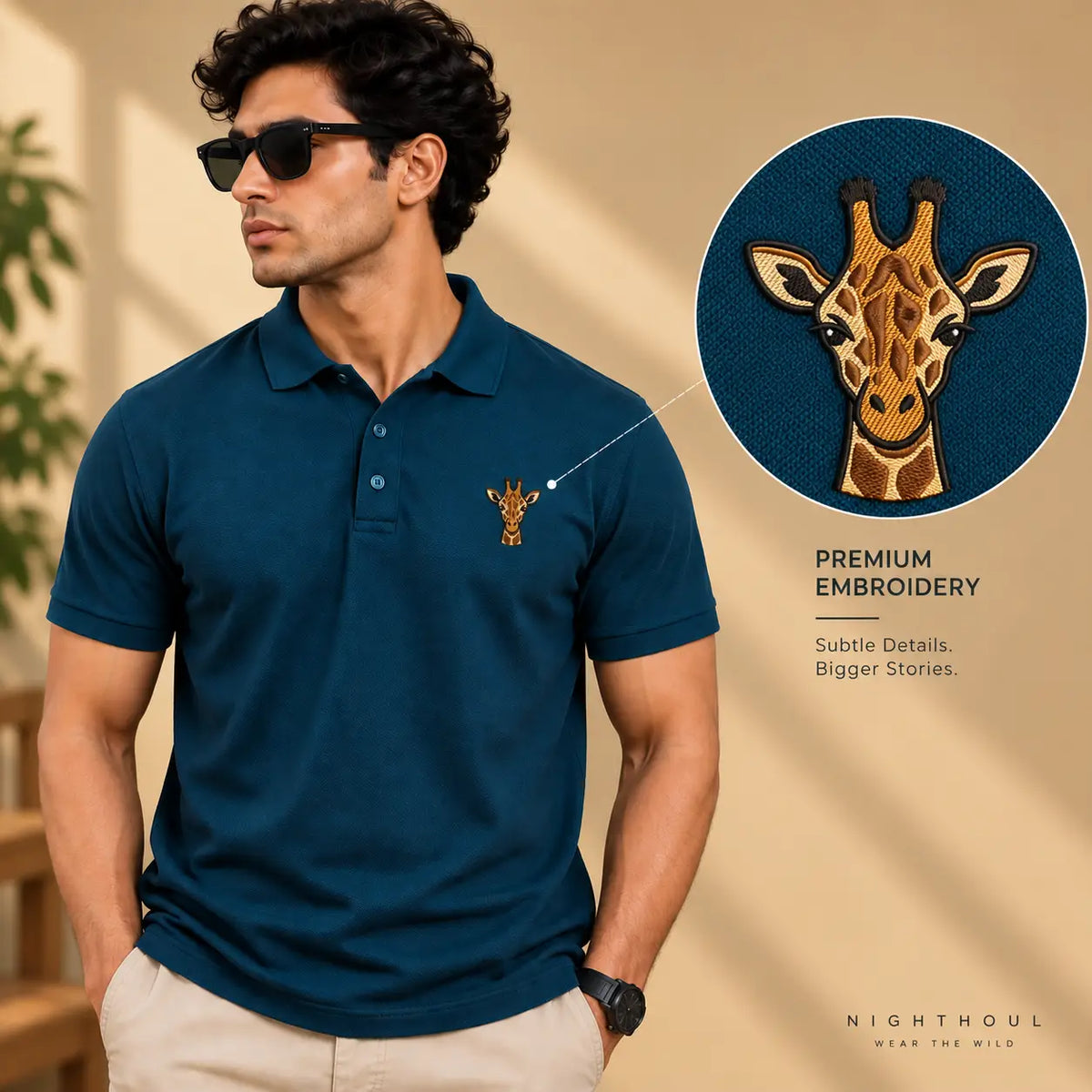 GIRAFFE ELITE POLO EMBROIDERY
