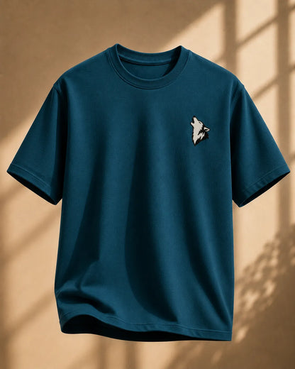 HOWLING WOLF | EMBROIDERED REGULAR FIT T-SHIRT