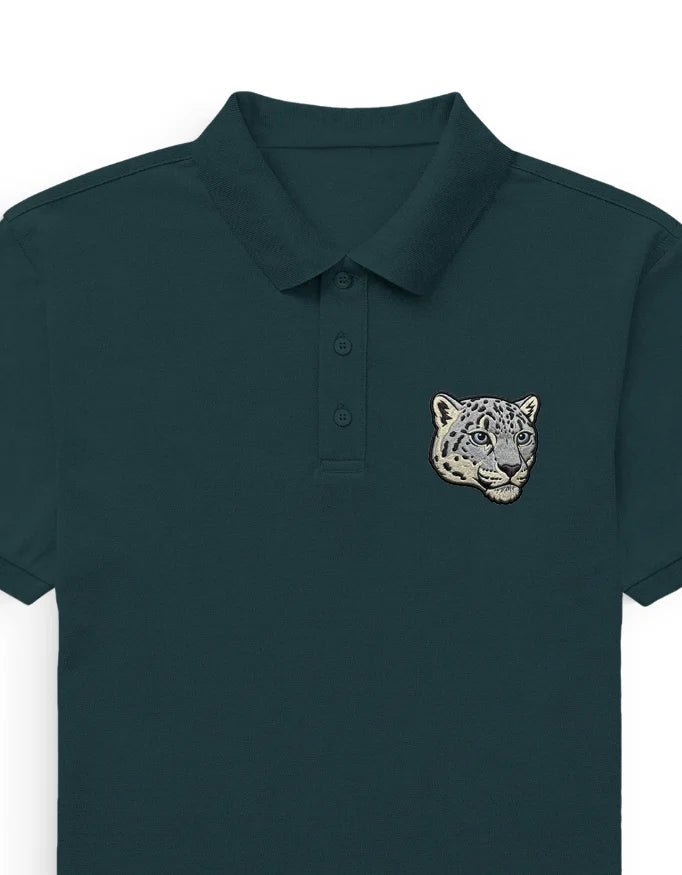 SNOW LEOPARD ELITE POLO EMBROIDERY