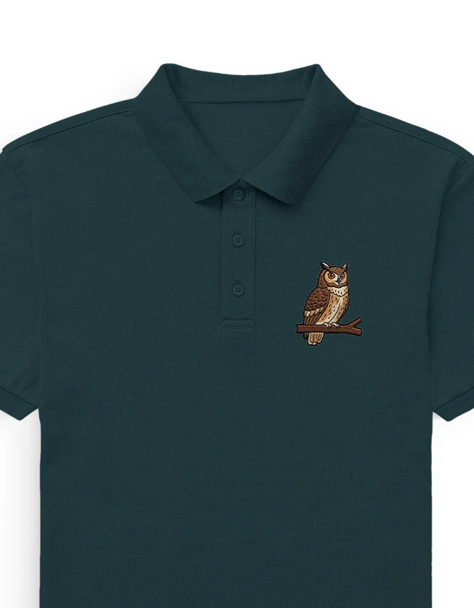 OWL ELITE POLO EMBROIDERY