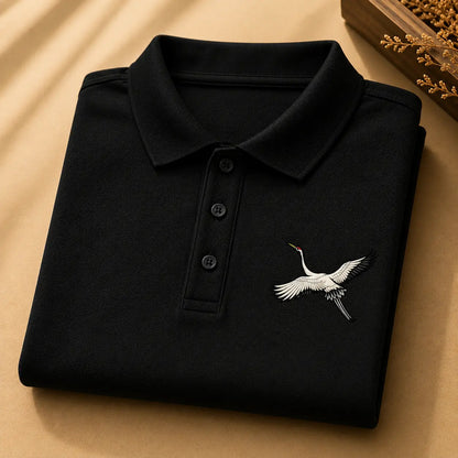 SARUS CRANE ELITE POLO EMBROIDERY