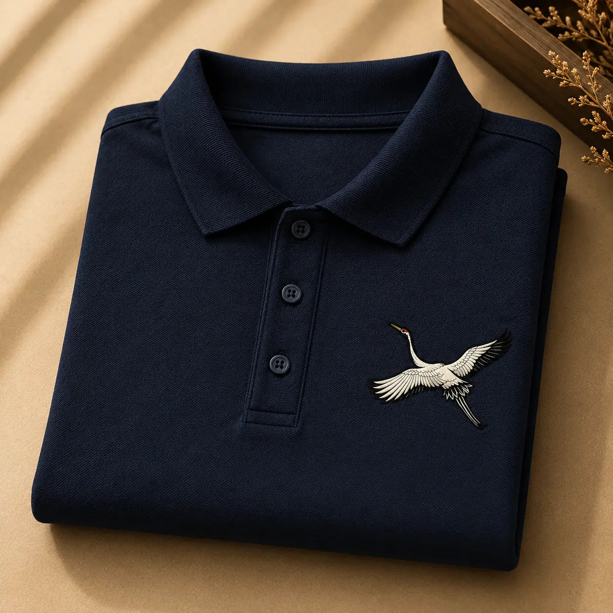 SARUS CRANE ELITE POLO EMBROIDERY