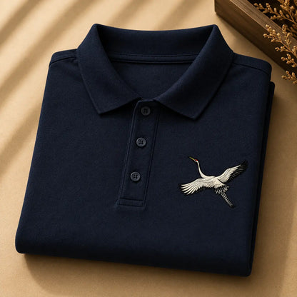SARUS CRANE ELITE POLO EMBROIDERY