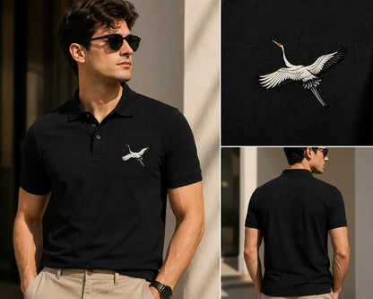 SARUS CRANE ELITE POLO EMBROIDERY