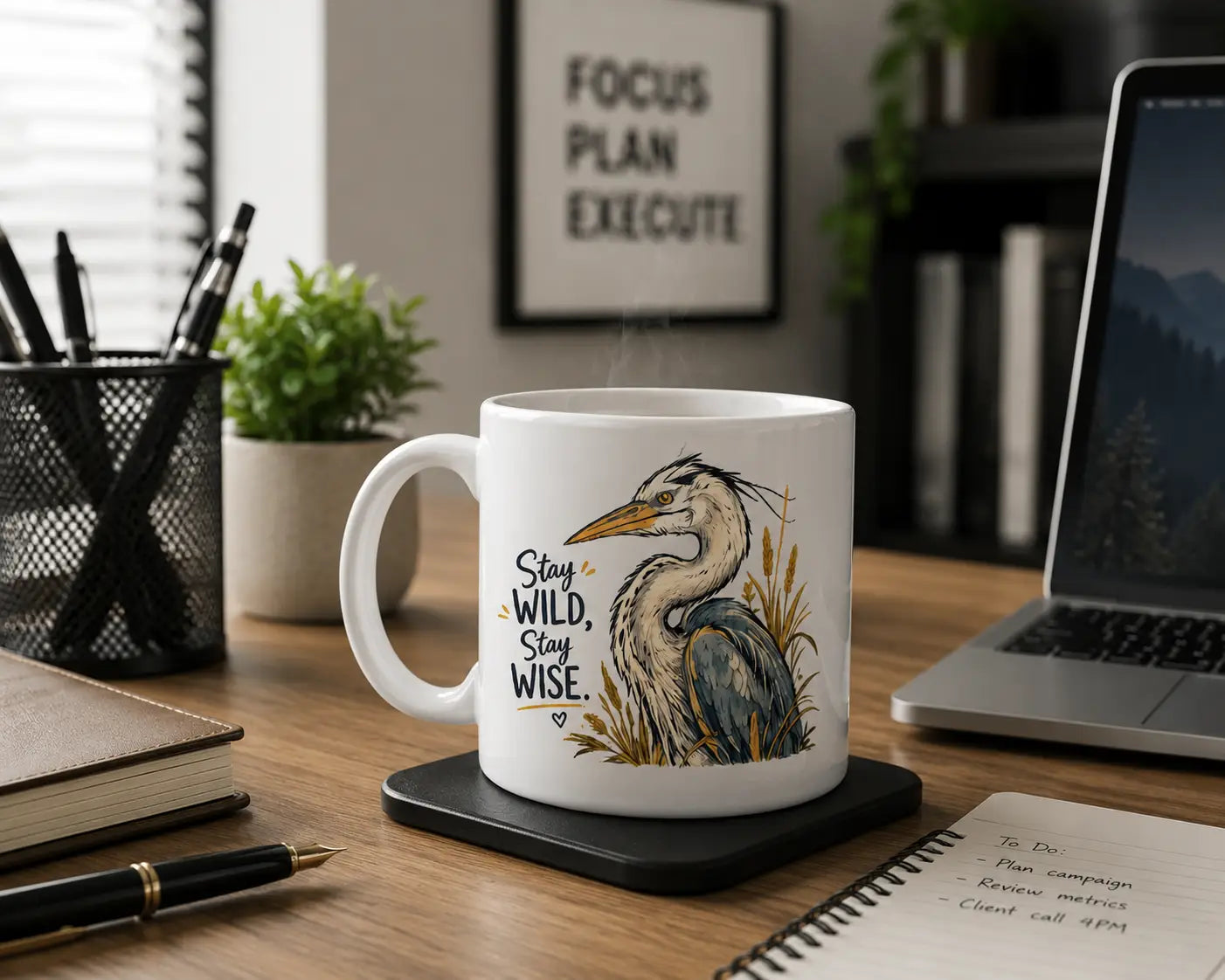 STAY WILD STAY WISE | PREMIUM CERAMIC MUG