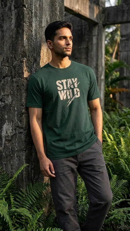 Stay Wild: Regular Fit T-Shirt