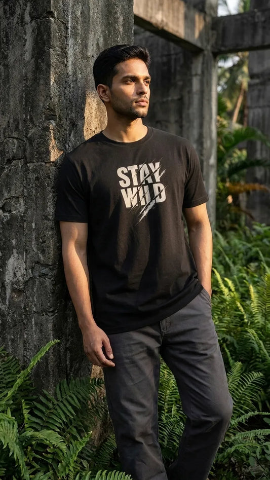 Stay Wild: Regular Fit T-Shirt