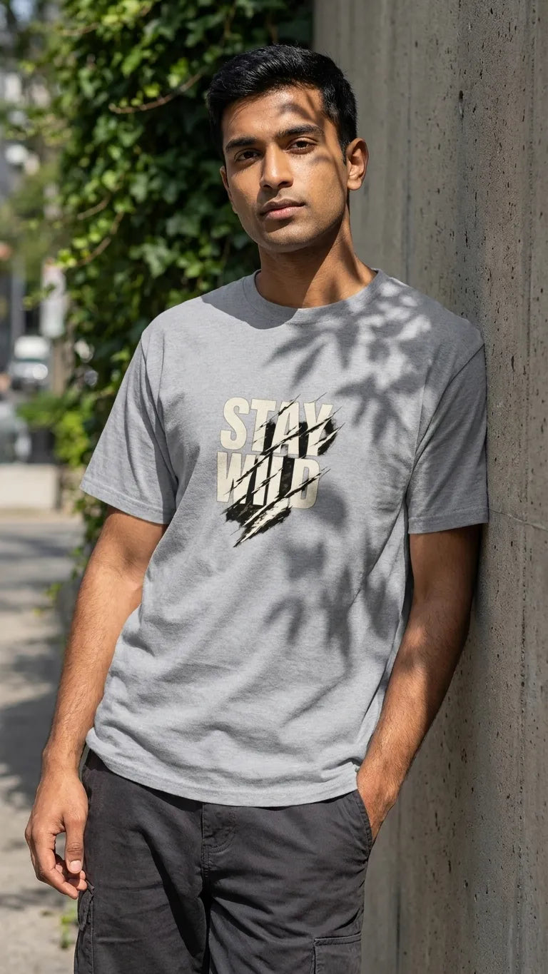 Stay Wild: Regular Fit T-Shirt