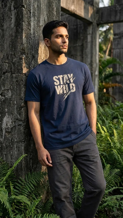 Stay Wild: Regular Fit T-Shirt