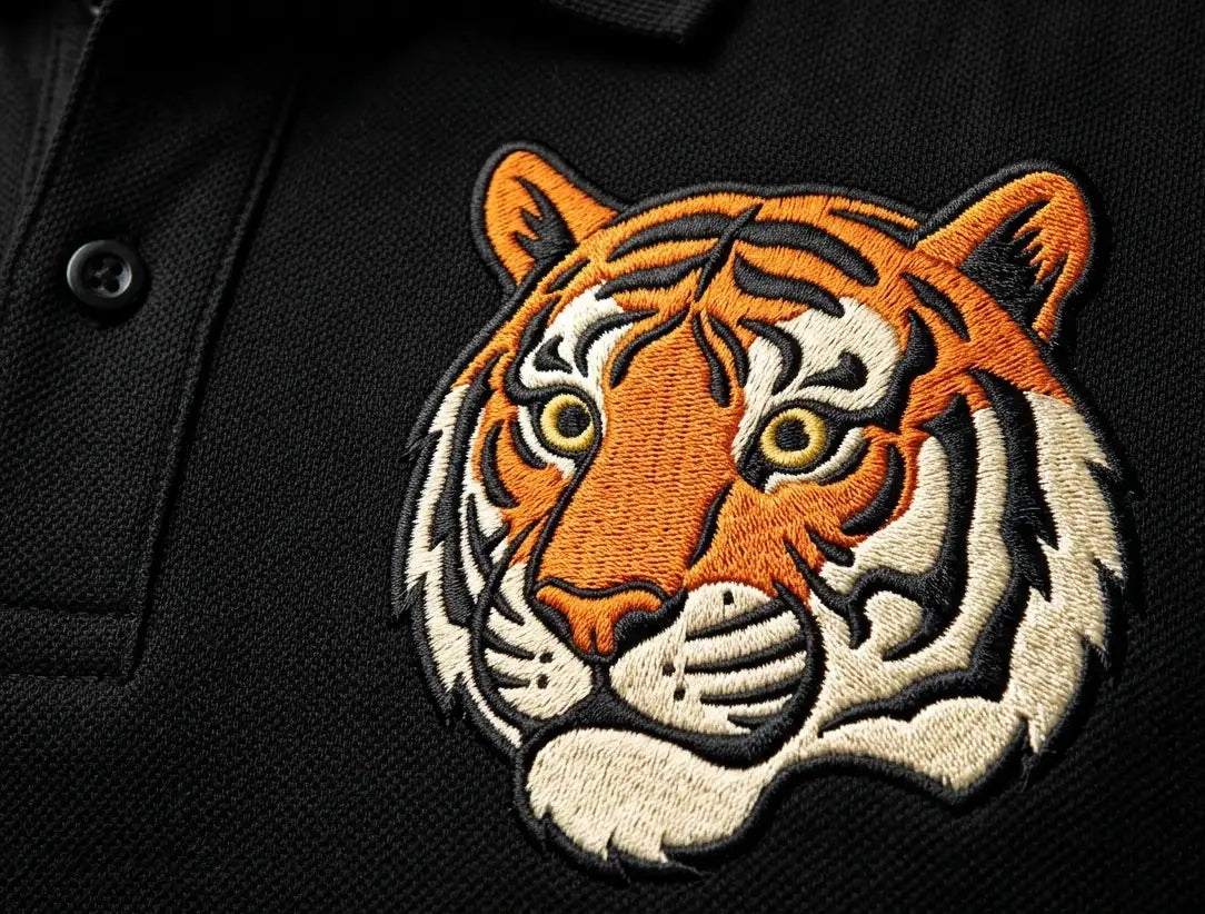 TIGER ELITE POLO EMBROIDERY