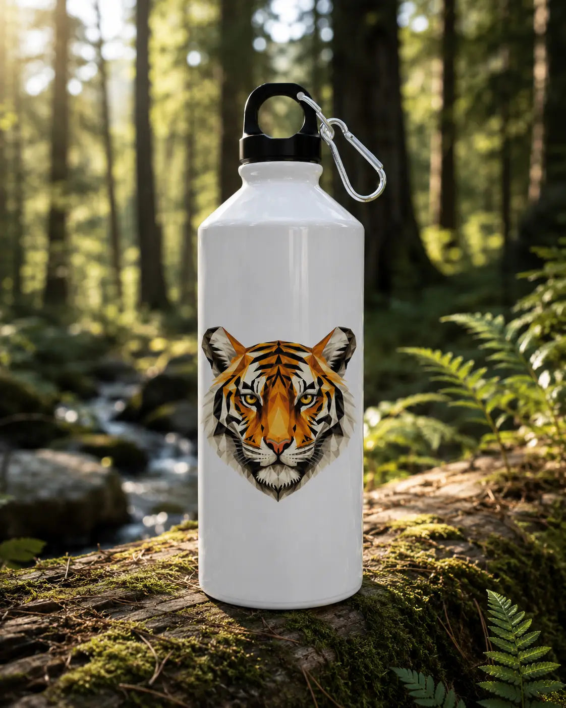 GEOMETRIC TIGER | PREMIUM ALUMINUM SIPPER BOTTLE