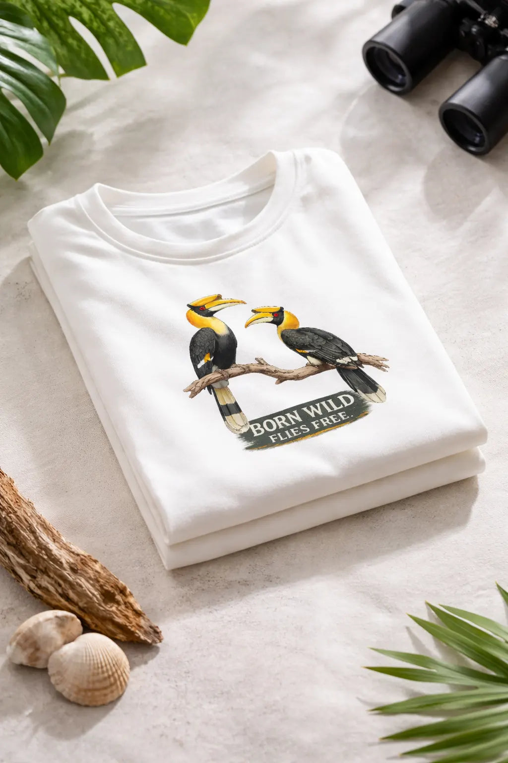 Born Wild Hornbill Oversized T-Shirt