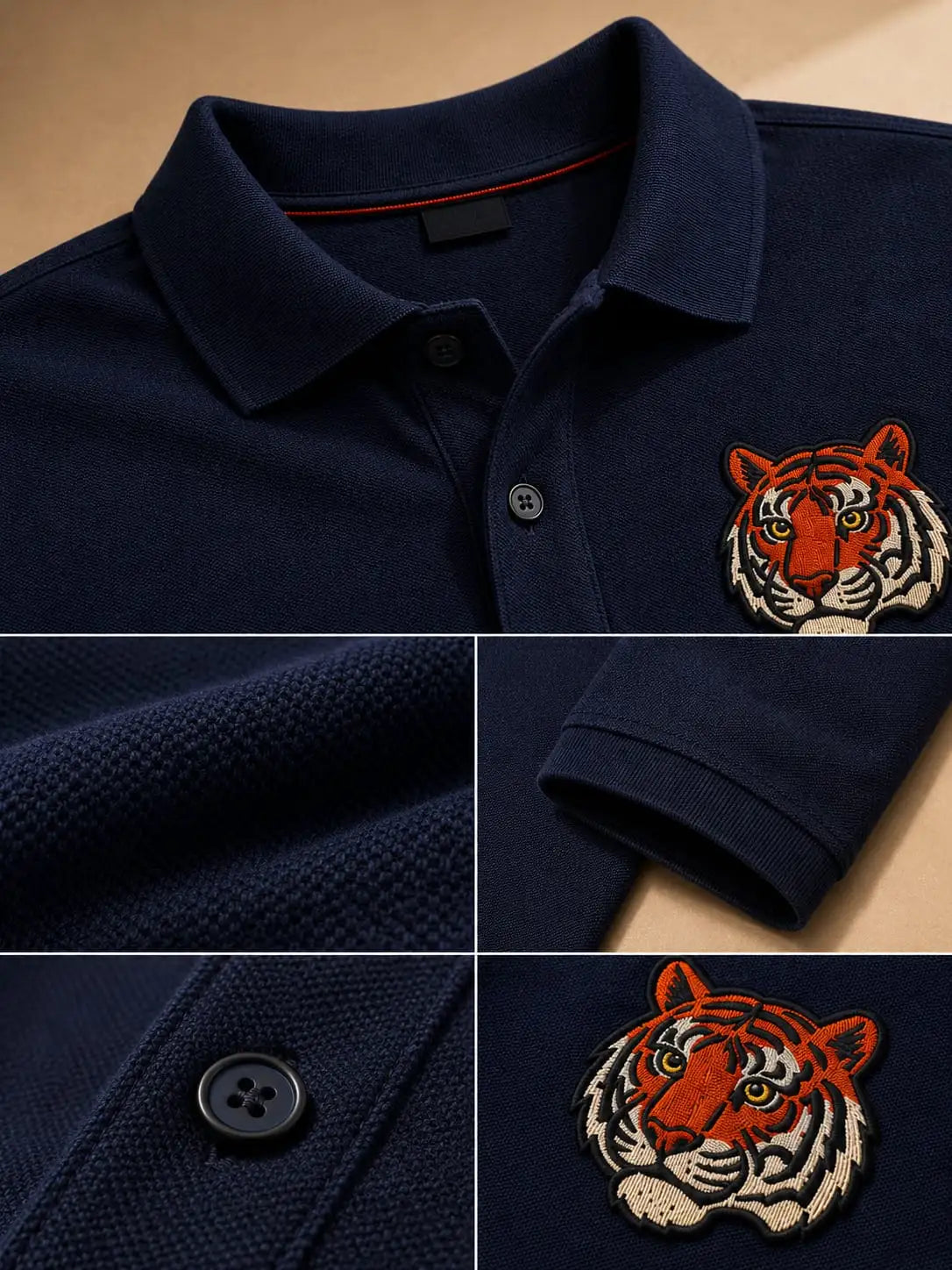 TIGER ELITE POLO EMBROIDERY