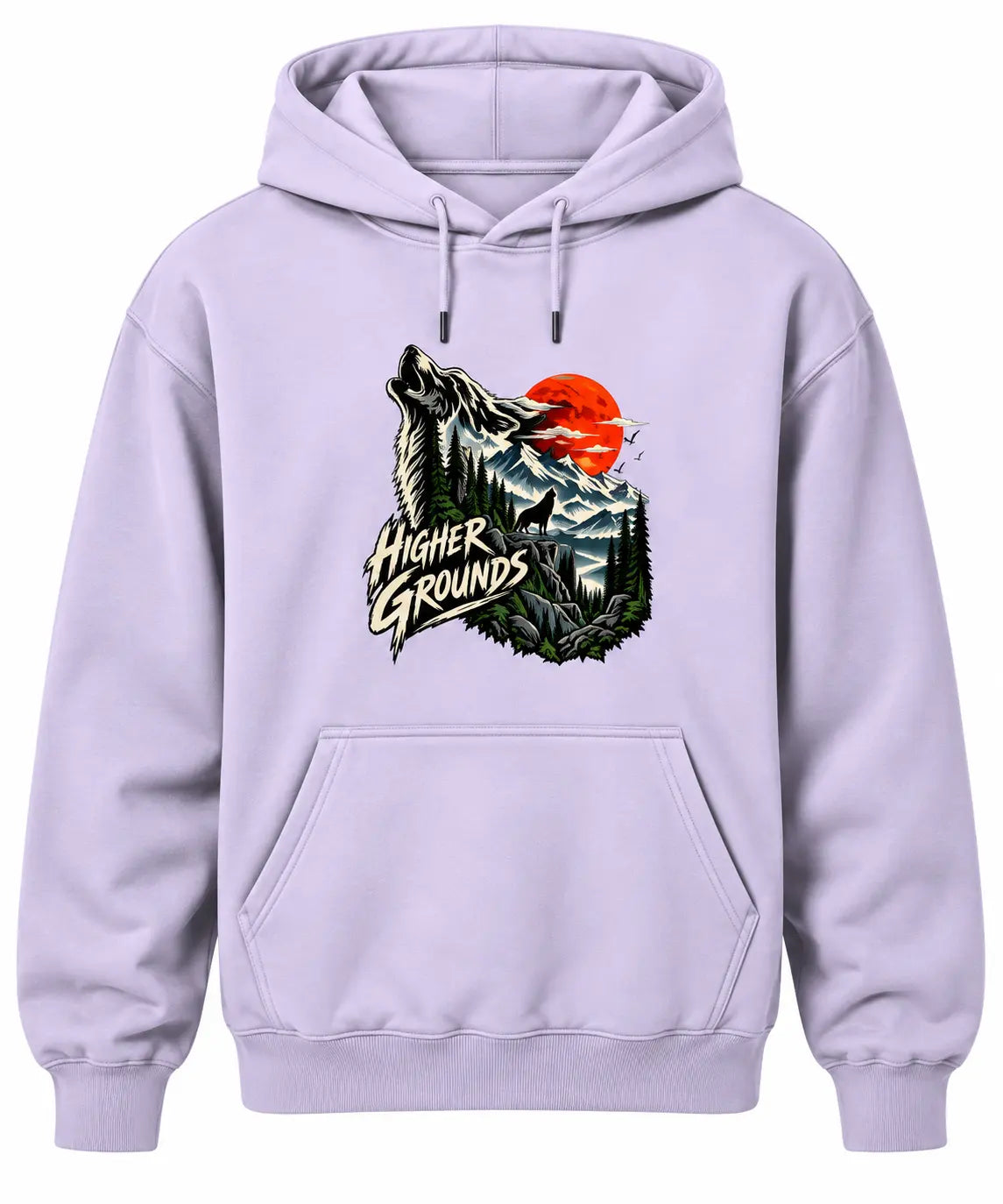 HIGHER GROUNDS WOLF | HEAVYWEIGHT UNISEX HOODIE