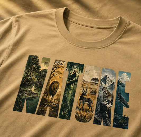 THE NATURE Regular fit T-shirt