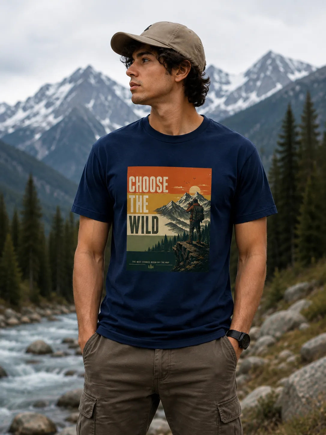 CHOOSE THE WILD  Regular Fit T-Shirt