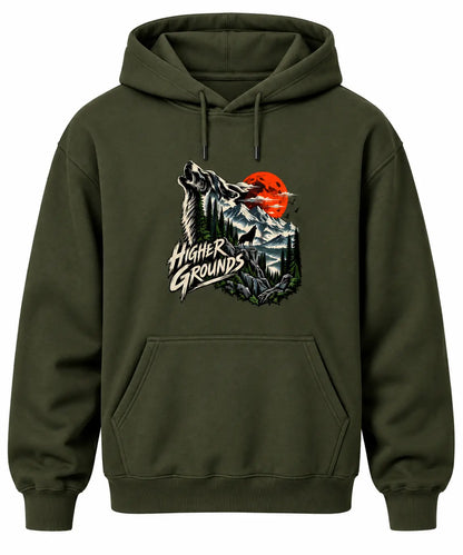 HIGHER GROUNDS WOLF | HEAVYWEIGHT UNISEX HOODIE