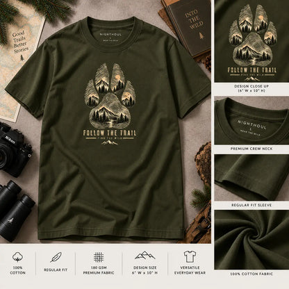 FOLLOW THE TRAIL | REGULAR FIT T-SHIRT