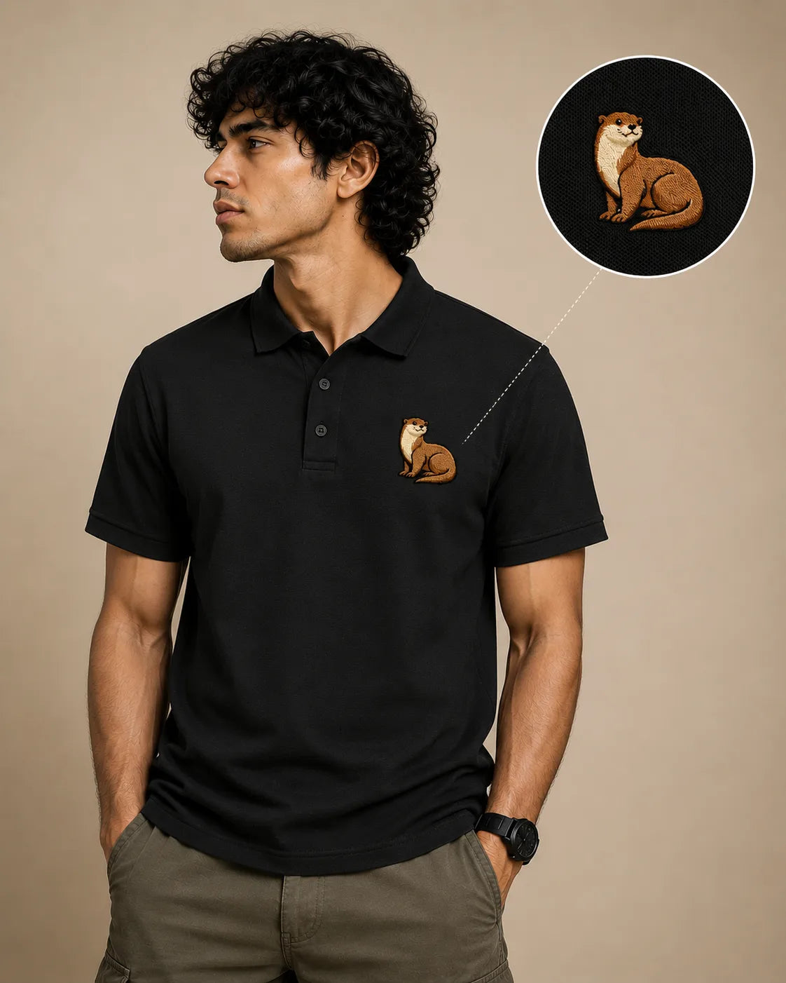 OTTER ELITE POLO EMBROIDERY