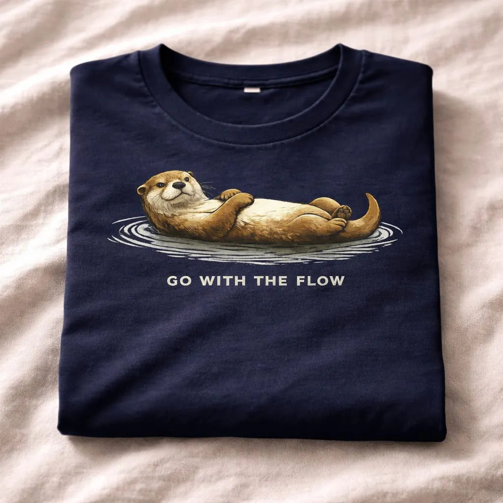 Smooth coated otter Regular fit T-shirt