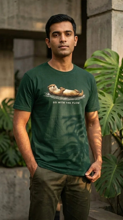 Smooth coated otter Regular fit T-shirt