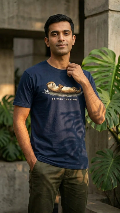 Smooth coated otter Regular fit T-shirt