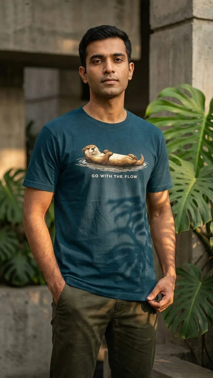 Smooth coated otter Regular fit T-shirt