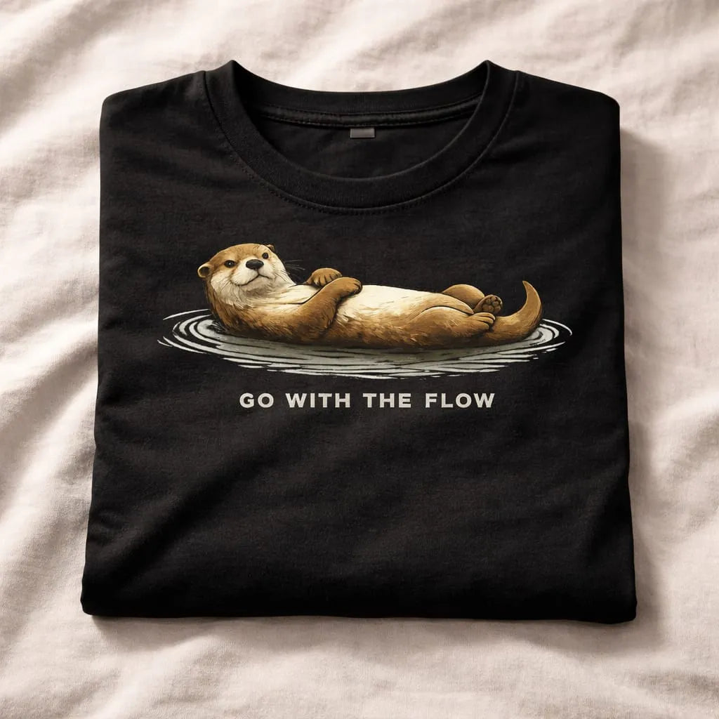 Smooth coated otter Regular fit T-shirt