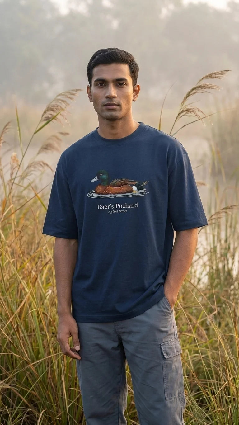 The Freshwater : Baer's Pochard Oversized T-Shirt