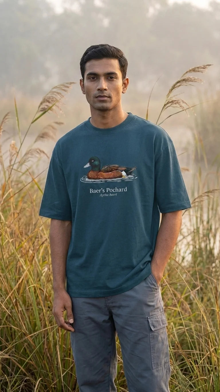 The Freshwater : Baer's Pochard Oversized T-Shirt