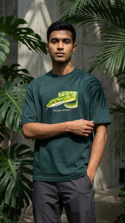 FOCUSED INSTINCT OVERSIZED T-Shirt