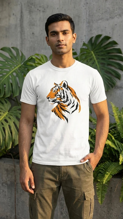 The Royal Bengal Portrait Regular Fit T-Shirt