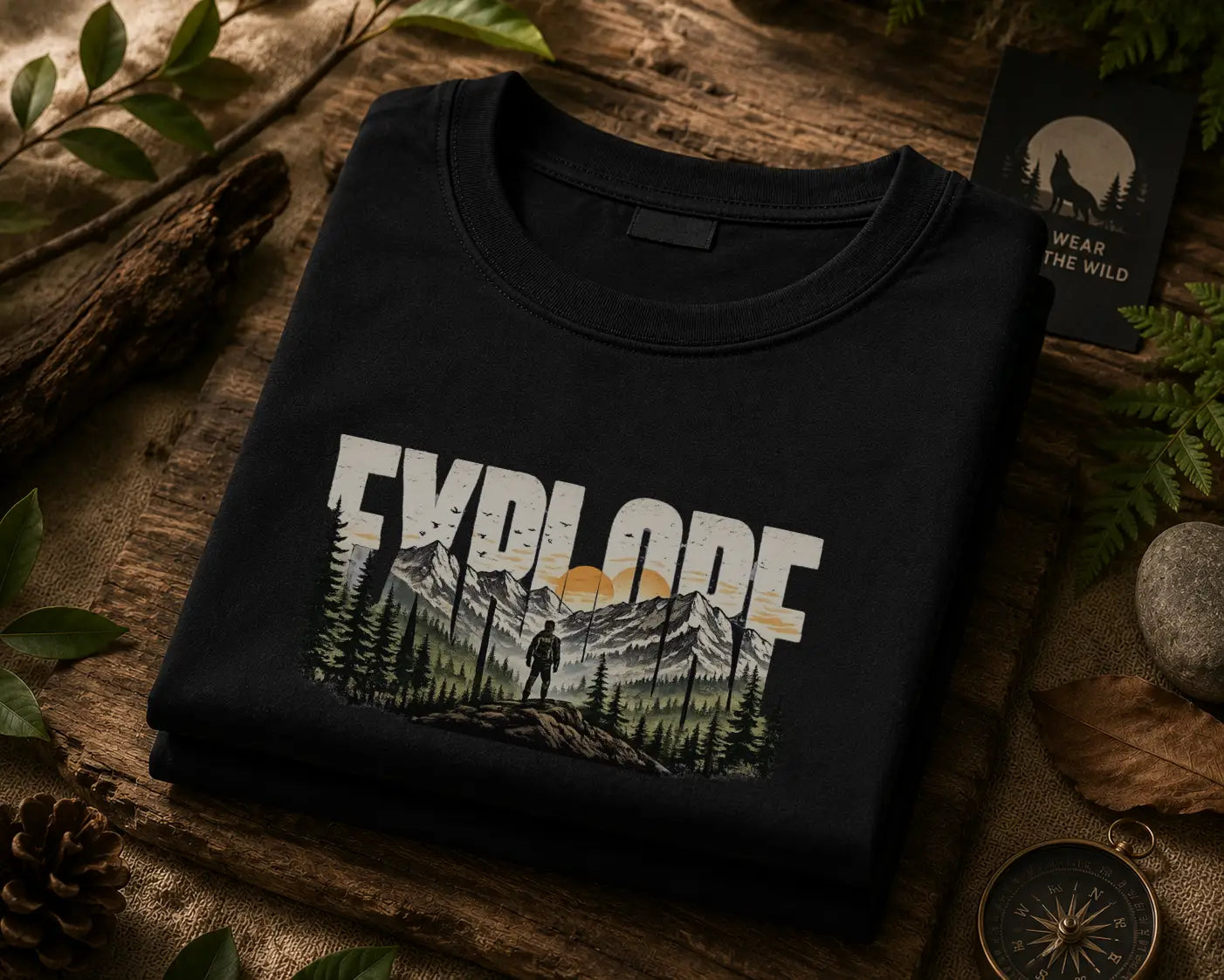 EXPLORE MOUNTAIN | REGULAR FIT T-SHIRT