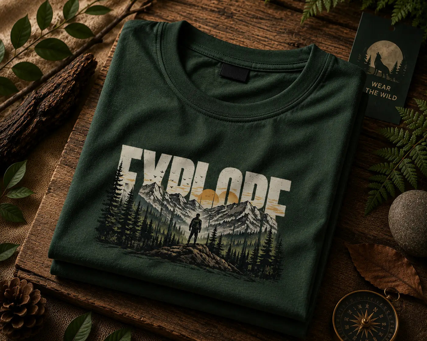 EXPLORE MOUNTAIN | REGULAR FIT T-SHIRT