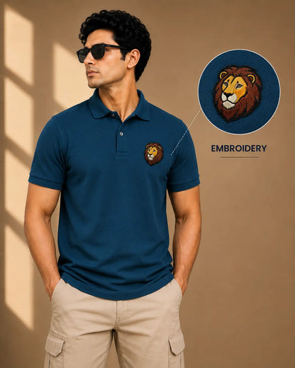 LION ELITE POLO EMBROIDERY