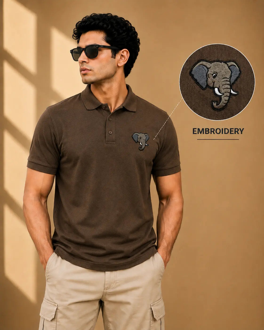 ELEPHANT ELITE POLO EMBROIDERY