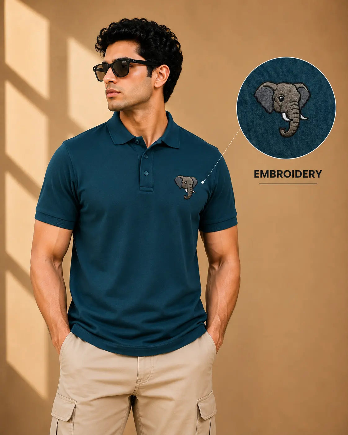 ELEPHANT ELITE POLO EMBROIDERY