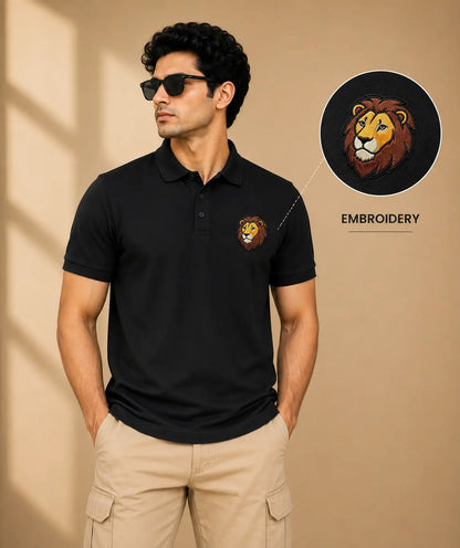LION ELITE POLO EMBROIDERY