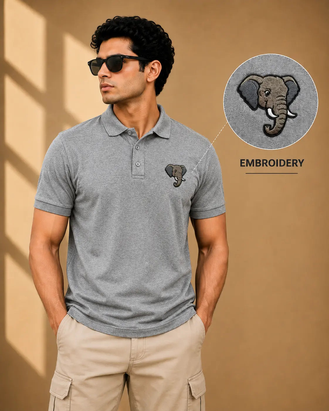 ELEPHANT ELITE POLO EMBROIDERY