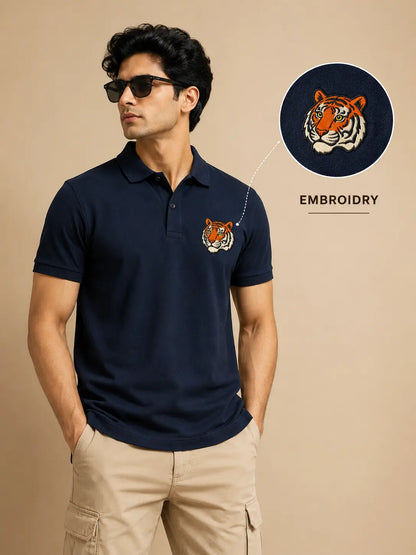 TIGER ELITE POLO EMBROIDERY