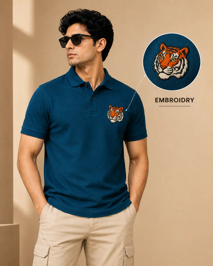 TIGER ELITE POLO EMBROIDERY