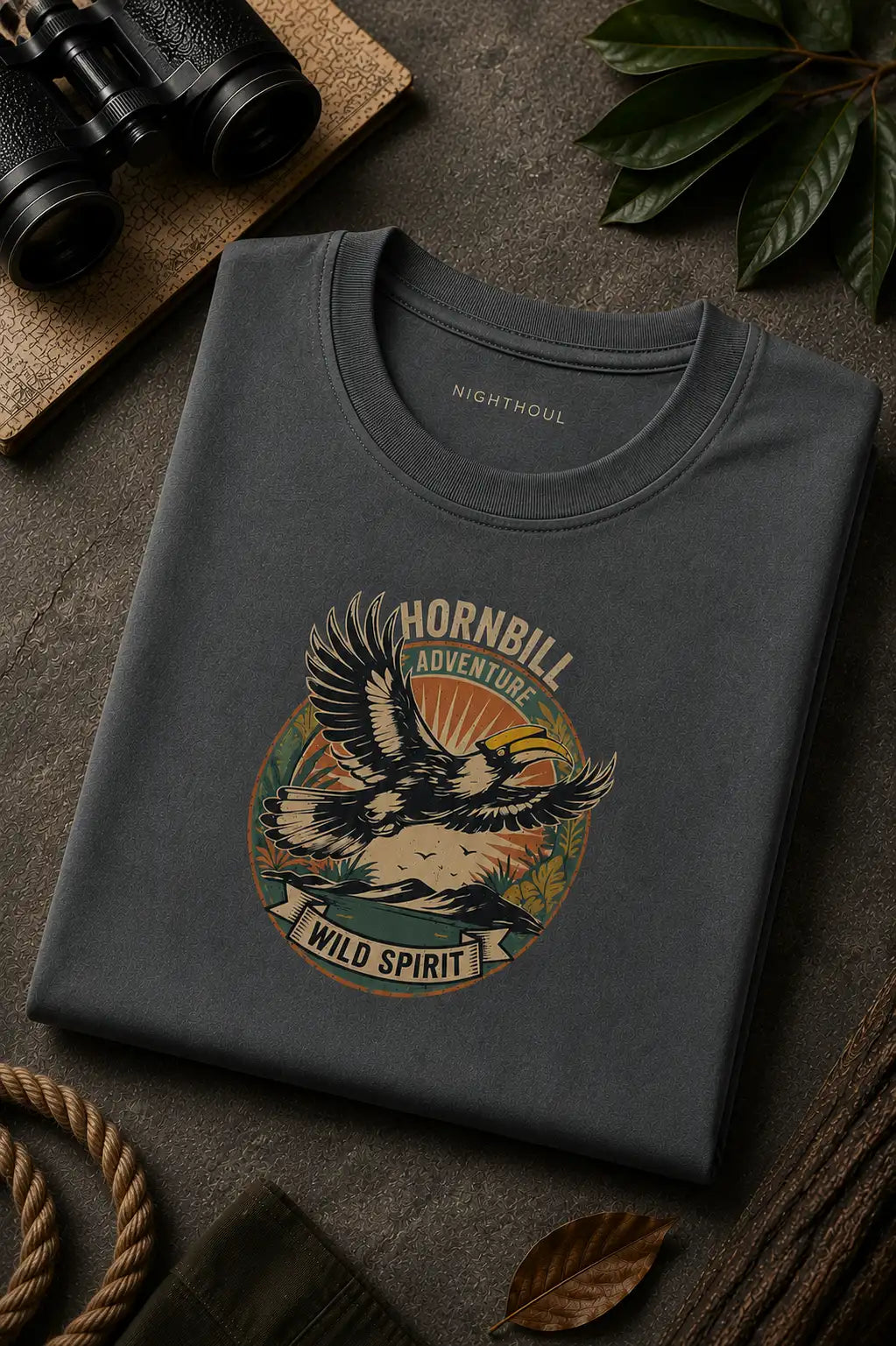 Wild Spirit Hornbill Regular Fit T-Shirt