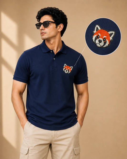 RED PANDA ELITE POLO EMBROIDERY TSHIRT