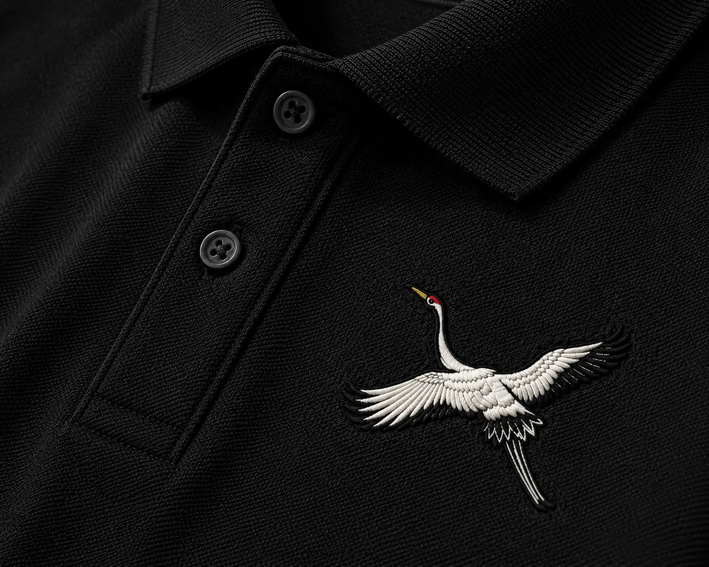 SARUS CRANE ELITE POLO EMBROIDERY